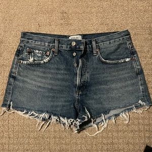 Agolde Parker denim shorts in size 28